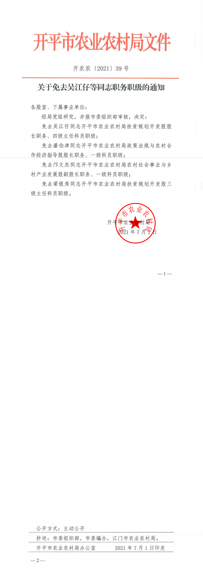 關于吳江仔等同志職務職級任免的通知_0.png